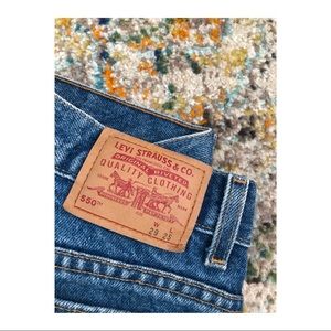 Custom Husky Levi 550 29x25 jeans